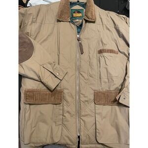 Telegraph Cooper Collections Mens XL Barn Jacket Tan Corduroy Quilted Vintage
